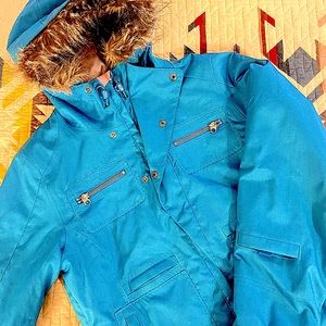 Blue Burton Dryride Ski Jacket
